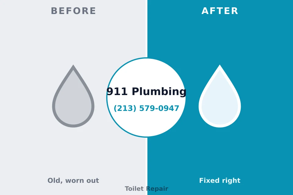 Before and after: plumbing company Cresco, IA